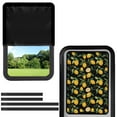 thumbnail image 1 of Psesaysky RV Door Window Shade, Foldable RV Blackout Window Cover, Stylish Sun Shade with Reflective Silver Coating, UV Protection Camper Screen Door Protector, Yellow Lemon, 1 of 7