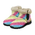 thumbnail image 1 of Psesaysky Rainbow Printing Snow Boots for Women Warm Lined Non Slip Winter Boots Wide Toe Comfortable Winter Boots, 1 of 7