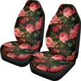 thumbnail image 1 of Psesaysky Rose Pattern Breathable Vehicle Seat Covers for Auto Interior, Polyester Fabric Anti-Scratch Front Seat Cover SUV, 1 of 9