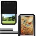 thumbnail image 1 of Psesaysky Rv Door Window Shade, Half-Fold Design Camper Sun Shade Windshield Blackout Cover, Orange Dragonfly Floral RV Accessories Fits for Interior Door Window 17.3 x 26 inch, 1 of 7