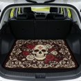 thumbnail image 1 of Psesaysky Skull and Rose Cargo Mat for Cars 29" x 39", All Weather Trunk Protection, Scratch-proof Polyester Cargo Liner for SUV and Travel, 1 of 3