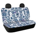 thumbnail image 1 of Psesaysky Snake Print Butterflies Rear Bench Seat Covers with SUV Sedan, Comfortable Waterproof Stretch Back Seat Protectors (2 Pack), 1 of 4