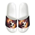 thumbnail image 1 of Psesaysky Soccer Pattern Sandals for Indoor Outdoor Daily Wear Convenient Flip Flops for Big Boys Men Size 6-13.5, 1 of 4