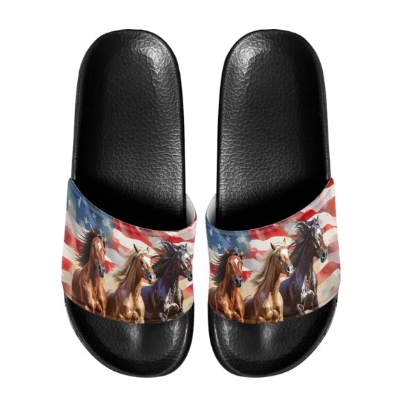 Psesaysky Soft Comfortable Sandals PU Upper Easy to Clean and Maintain Swimming Pool Bathroom Slide Sandals Beach Sandal Anti-Slip Durable Slide Sandals Shoes