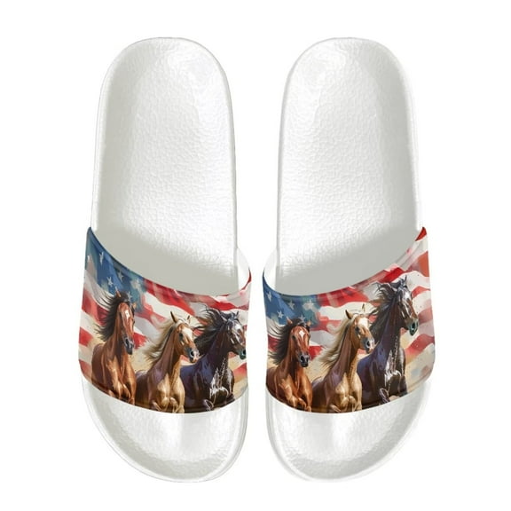 Psesaysky Soft Comfortable Sandals PU Upper Easy to Clean and Maintain Swimming Pool Bathroom Slide Sandals Beach Sandal Anti-Slip Durable Slide Sandals Shoes