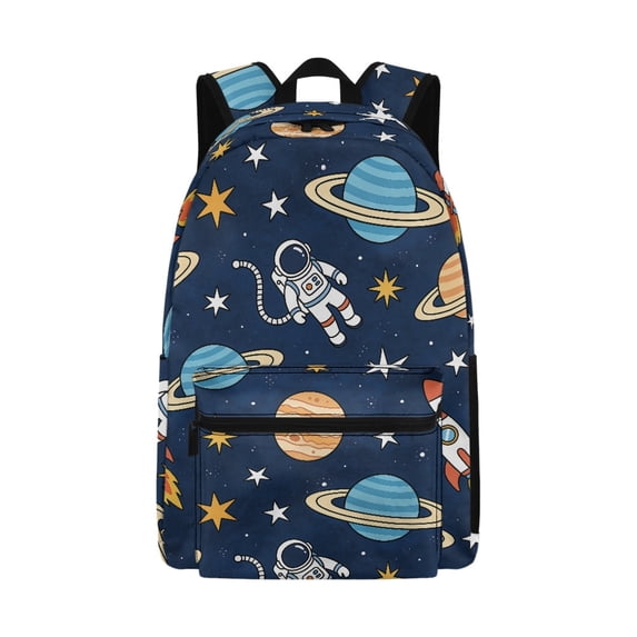 Psesaysky Space Astronaut Planets School Bookbag Set for Boys Girls Laptop Backpack Lightweight Carry on Backpack Organizer