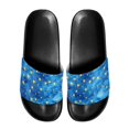 thumbnail image 1 of Psesaysky Stars Pattern Slide Sandals for Women Girls Soft Comfortable Blue Sandals Indoor Outdoor Summer Anti-Slip Lightweight Sandals, 1 of 4