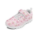 thumbnail image 1 of Psesaysky Strawberry Rabbits Pink Velcro Sneakers Light Breathable Non Slip Durable Sports Shoes for Little Girls Size 11-15, 1 of 7