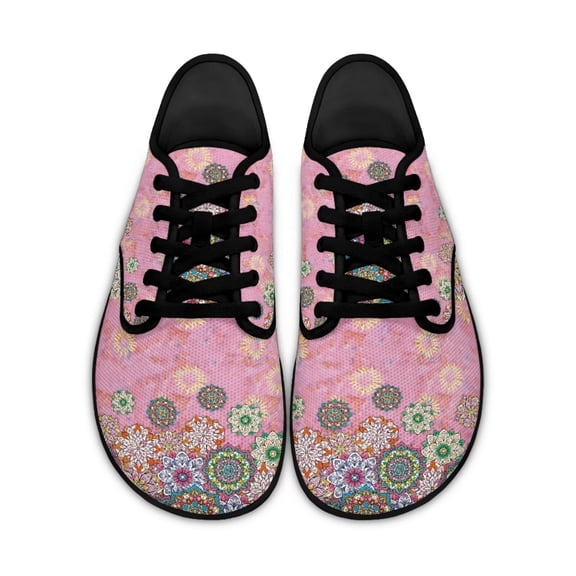 Psesaysky Tribal Pattern Running Shoes for Women Barefoot Sneakers Women Barefoot Shoes Women All-match Casual Zero Drop shoes