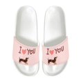 thumbnail image 1 of Psesaysky Unisex Dachshund Printed Slide Sandals Suitable for Bathroom Beach Swimming Pool Indoor Outdoor Fashion Comfortable Slide Sandals Shoes, 1 of 4