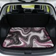 thumbnail image 1 of Psesaysky Universal Car Trunk Mat 29"x39", Pink Marble Swirl All Weather Trunk Protection Cargo Liner, Durable Non Slip Liner for Pet and Travel, 1 of 4