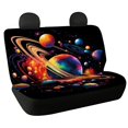 thumbnail image 1 of Psesaysky Vibrant Cosmic Planets Pattern Rear Car Seat Protectors for Men, 2 Pack Back Seat Covers Waterproof Fashion Rear Bench Seat Cover, 1 of 7