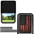 thumbnail image 1 of Psesaysky Vintage American Flag RV Door Window Shade Easy to Install Privacy Protection RV Window Cover Sun Blackout for Camper Trailer (17.3x26 inch), 1 of 7