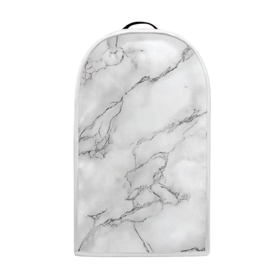 Psesaysky White Marble Blender Dust Cover Stain Resistant,Kitchen Appliance Protector for Stand Mixer or Coffee Maker,Kitchen Blender Cover with Handle