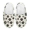 thumbnail image 1 of Psesaysky Winter Fluffy Slippers for Children Indoor and Outdoor Cozy House Slippers Animal Footprints Anti-Slip Slippers, 1 of 7