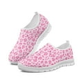 thumbnail image 1 of Psesaysky Women's Casual Shoes Pink Leopard Printed Loafers Comfortable Breathable Slip-on Sneakers Hiking Shoes Suitable for All Seasons, 1 of 7
