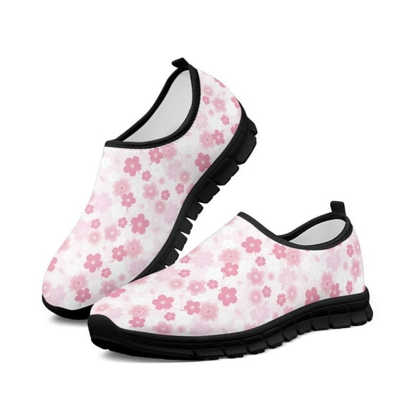 Psesaysky Women's Cherry Blosssom Sneakers Comfortable Durable Casual Shoes Gift for Mom Wife Daughters Size 5.5-11.5