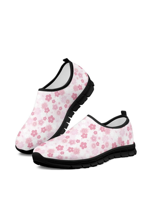 Women's Cherry Blosssom Sneakers Comfortable Durable Casual Shoes Gift for Mom Wife Daughters Size 5.5-11.5