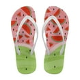 thumbnail image 1 of Psesaysky Women's Flip Flops with Watermelon Pattern Versatile Comfortable Cute Flats Sandals for Summer Size 5-9, 1 of 7