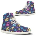 thumbnail image 1 of Psesaysky Women's Graffiti Paw Barefoot Shoes Comfortable High-Top Walking Shoes for Girls Students Size 6-13.5, 1 of 7