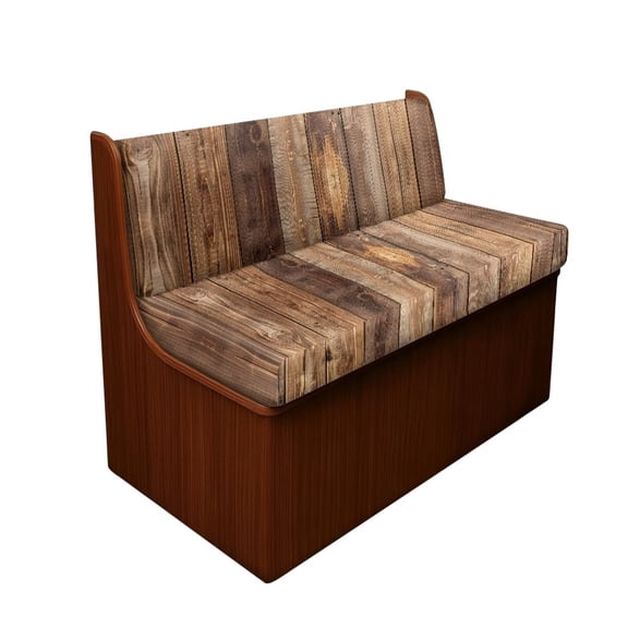 Psesaysky Wood Grain Print RV Dinette Cushion Covers, Stretch Camper Couch Covers Sofa Slipcovers for Travel Trailer Couch, Replacement Camper Sofa Chair Protector (1 Backrest Cover & 1 Bench Cover)