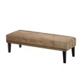 thumbnail image 1 of Psesaysky Wooden Design Dining Bench Cover Anti-Dust Stretch Bench Cushion Cove with Elastic Edge Home Decor Rectangle Seat Protector for Bedroom, Kitchen, 1 of 7