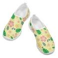 thumbnail image 1 of Psesaysky Yellow Casual Shoes with Flowers for Little Girls Skin-Friendly Breathable Loafers for School Size 11-15, 1 of 7