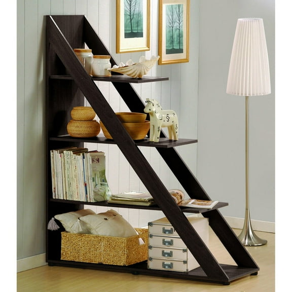 Psinta Shelving Unit in Dark Brown
