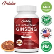 Pslalae Red Korean Panax Ginseng 4800mg -High Strength Ginsenoside, Energy & Endurance(30/60/120pcs)