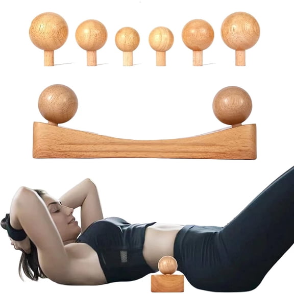 Psoas Muscle Release Tool, Neck Back Psoas Hip Stretcher, Hip Hook Hip Flexor Release Massage Tool, Deep Tissuer Trigger Point Massager Tool with Adjustable 5 Types 20 Massage Heads