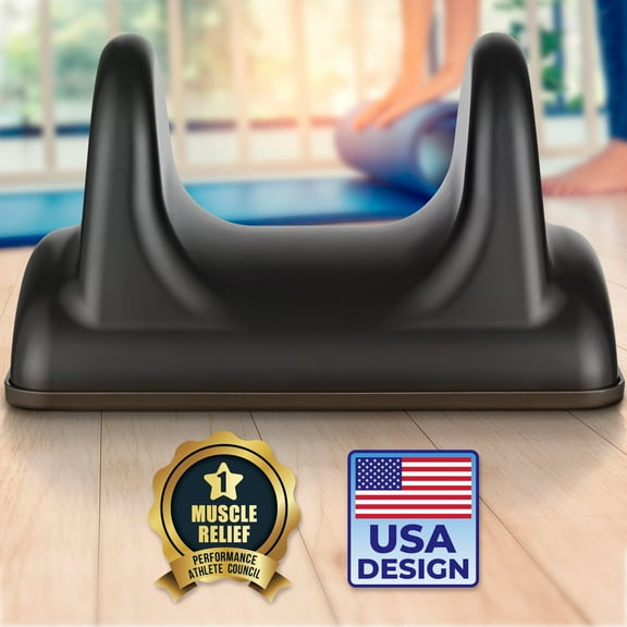 Muscle Pain Relief Massage Tool, Trigger Point Massager for Back & Hip Flexor Muscle, Black by Cozlow