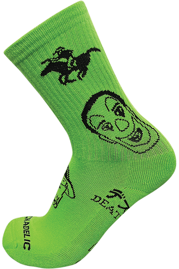 Good Times Crew Socks Green