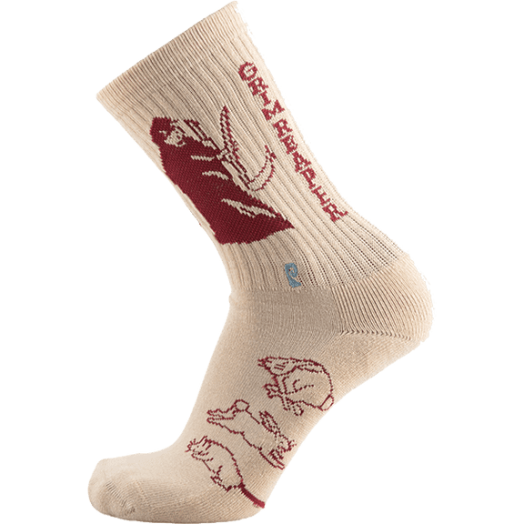 Psockadelic Grim Reaper Crew Socks Gray