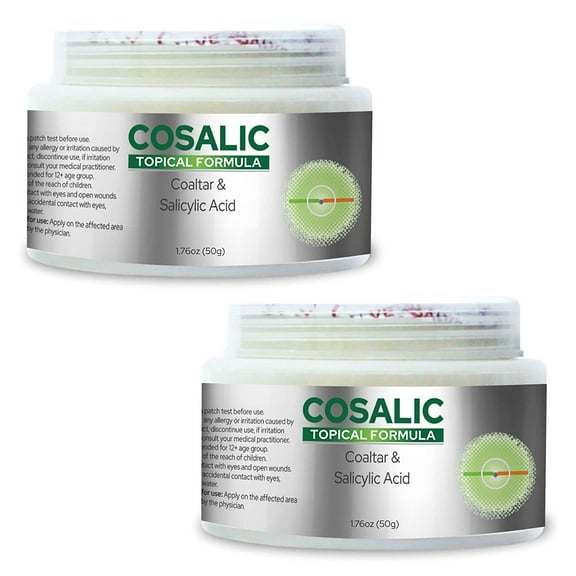 Psoriasis Coal Tar Salicylic Acid 50gm by SALVE (Pack of 2)