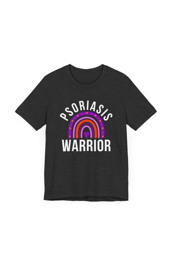Psoriasis Warrior Psoriasis Awareness month boho rainbow Unisex T-shirt
