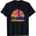 thumbnail image 1 of Psoriatic Arthritis Design Vintage Retro Sunset Gift T-Shirt, 1 of 4