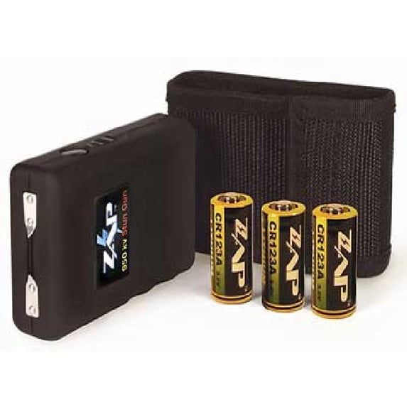 Psp Zap Stun Gun Black 950000 - Red Led On/off Indicator
