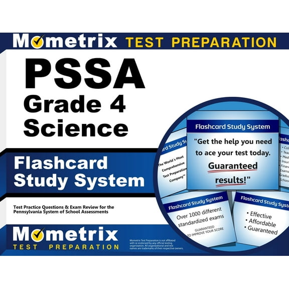Pssa Grade 4 Science Flashcard Study System : Pssa Test Practice Questions & Exam Review for the Pennsylvania System of School Assessment (Cards)