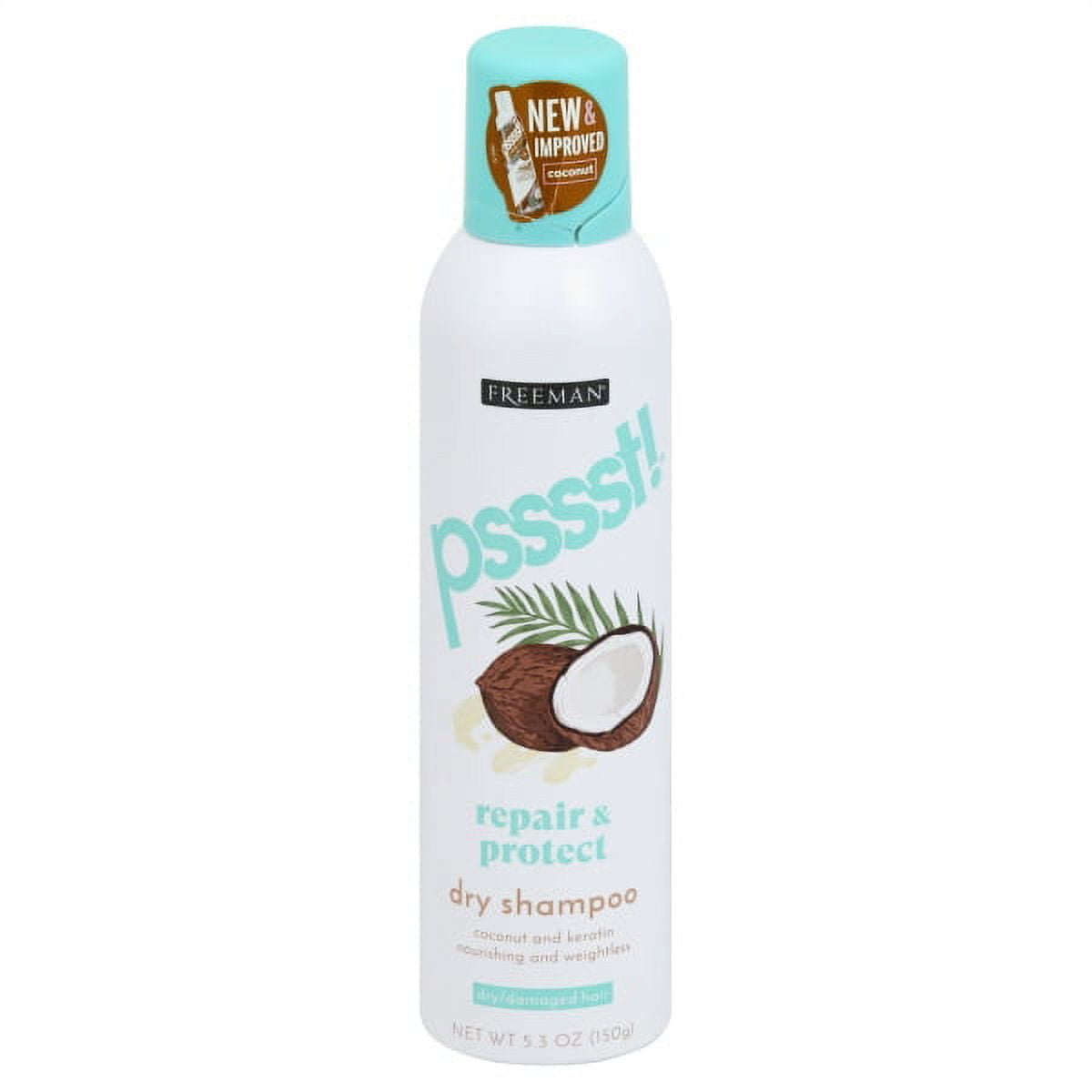 Psssst Shampoo Instant Dry Spray 5.3 Ounce Coconut Oil (156ml