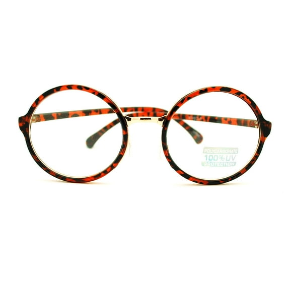 Psy Gangnam Style Gentleman Clear Lens Eye Glasses - Red Tortoise