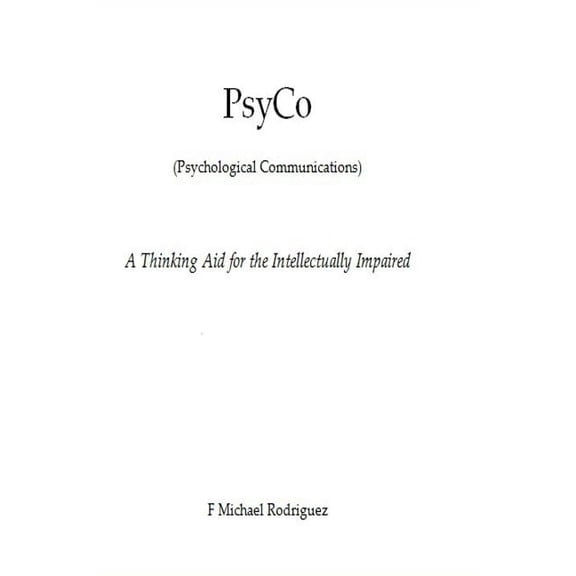PsyCo: A Thinking Aid for the Intellectually Impaired, (Paperback)