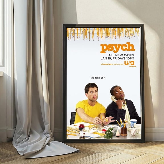Psych (2006) Classic Movie Poster Unframed Size 24''x36'' GooGate