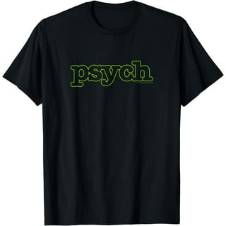 Psych Outline Logo Comfortable T-Shirt - Official Tee Psych Outline Logo Comfortable T-Shirt - Official Tee