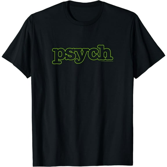 Psych Outline Logo Comfortable T-Shirt - Official Tee T-Shirt