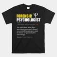 Psych Symbol Forensic Psychology Definition Psychologist Shirt