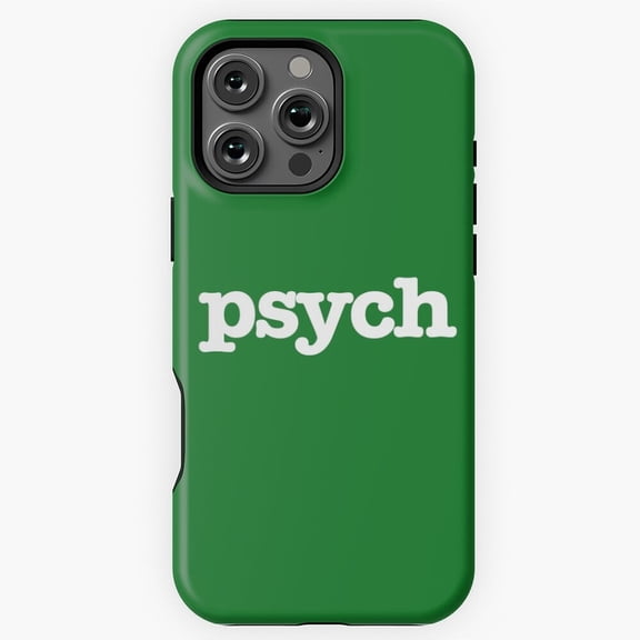 Psych TV Show Title Logo H408 Slim Protective Case for iPhone 17 16 15 14 13 12 11 Pro Max