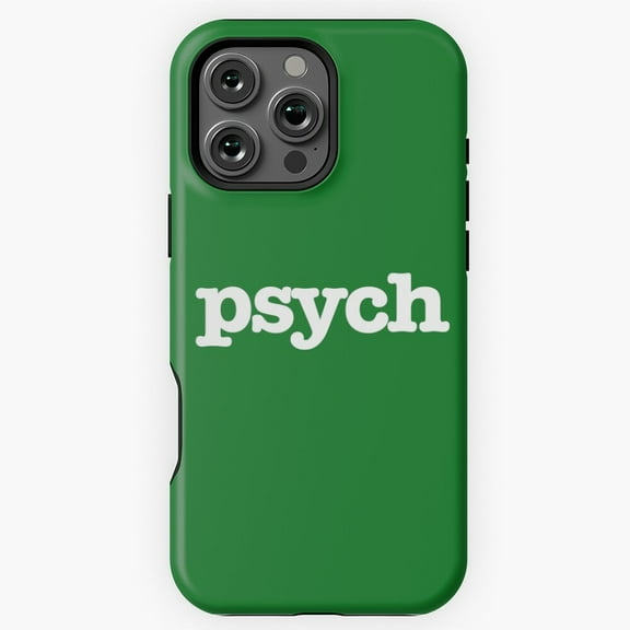 Psych TV Show Title Logo Phone Case for iPhone 16 15 14 13 12 11 Pro Max M891122
