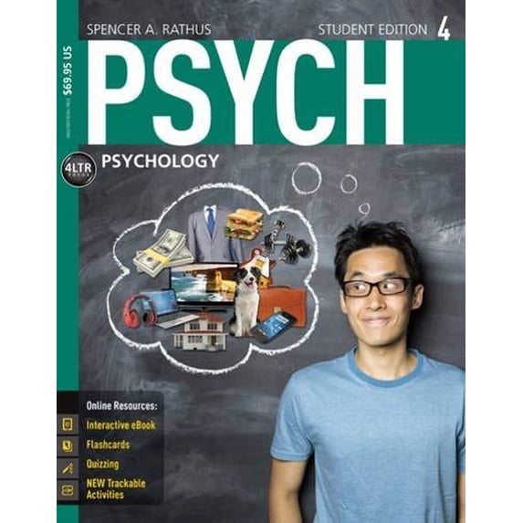 Pre-Owned PSYCH (with PSYCH Online, 1 term (6 months) Printed Access Card) (New, Engaging Titles from 4ltr Press) Paperback