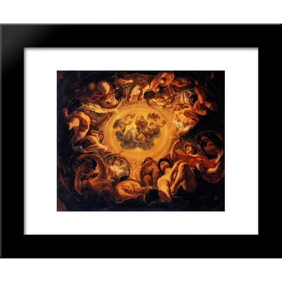 Psyche hosted on Olympus 20x24 Framed Art Print by Jacob Jordaens