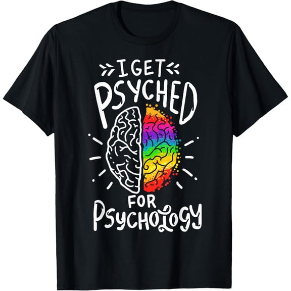 Psyched Psychology Major Student T-Shirt